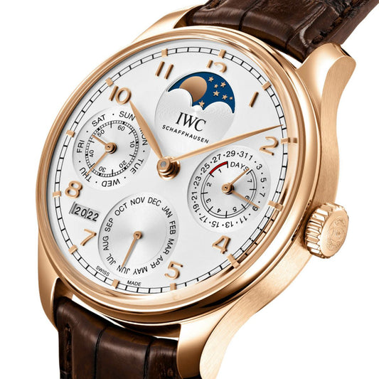 IWC Schaffhausen Portugieser Perpetual Calendar 44mm Watch at David M Robinson