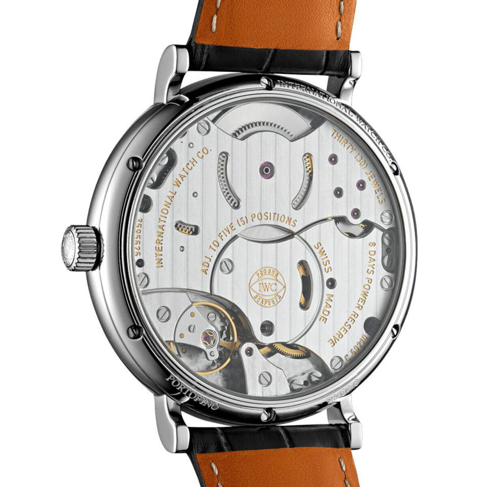 IWC Schaffhausen Portofino Hand-Wound Eight Days 45mm Watch at David M Robinson