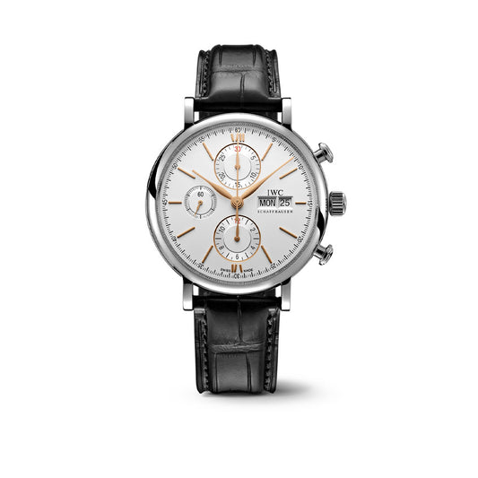 IWC Schaffhausen Portofino Chronograph 42mm Watch at David M Robinson