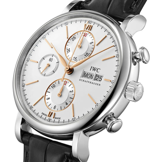 IWC Schaffhausen Portofino Chronograph 42mm Watch at David M Robinson