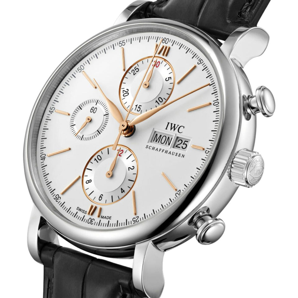 IWC Schaffhausen Portofino Chronograph 42mm Watch at David M Robinson