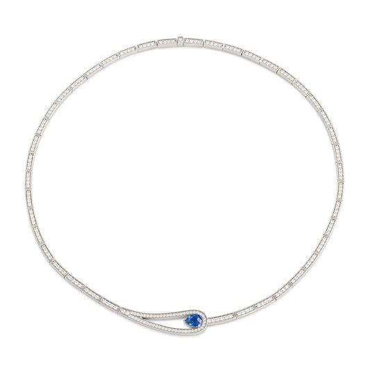 Platinum Sapphire Collar at DMR