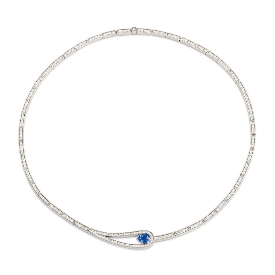 Platinum Sapphire Collar at DMR