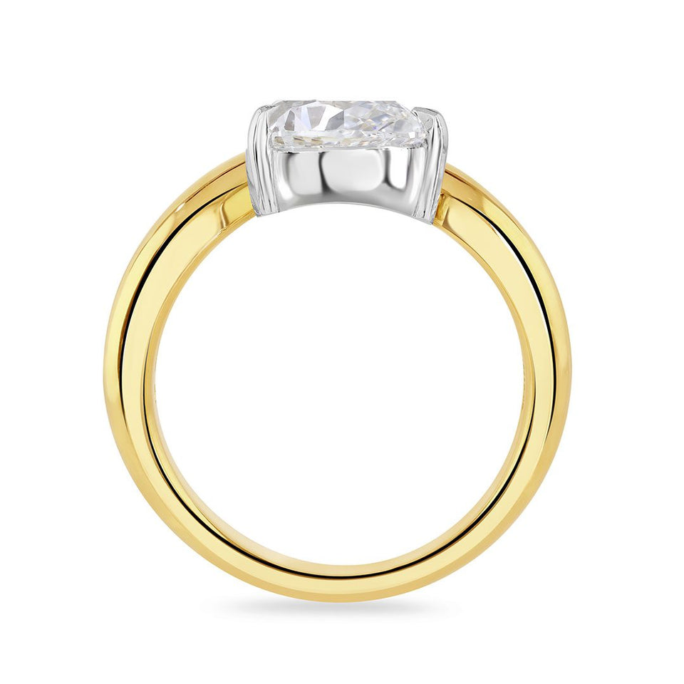 Making Waves 18ct Yellow Gold Diamond Ring at David M Robinson
