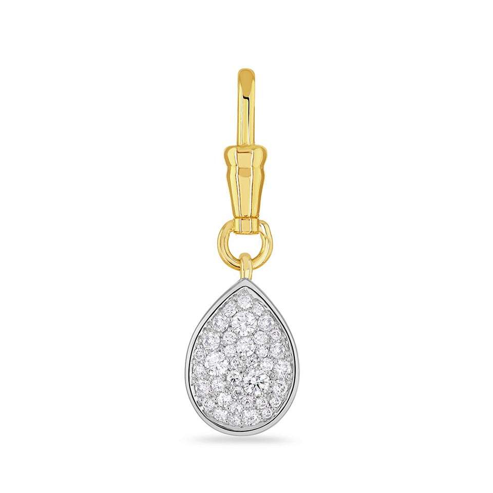 Diamond Reversible Pendant Charm at David M Robinson
