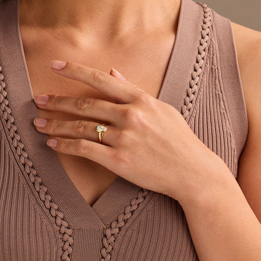 Yellow Gold Diamond Ring at DMR