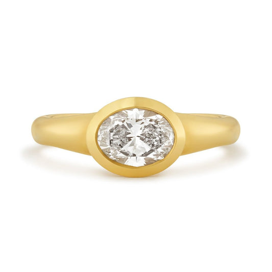 Yellow Gold Diamond Ring at DMR