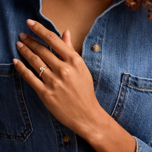 Yellow Gold Diamond Ring at DMR