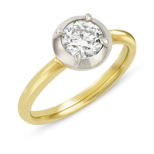 Nova 18ct Yellow Gold Diamond Solitaire Ring at David M Robinson