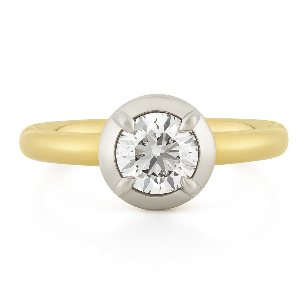 Nova 18ct Yellow Gold Diamond Solitaire Ring at David M Robinson