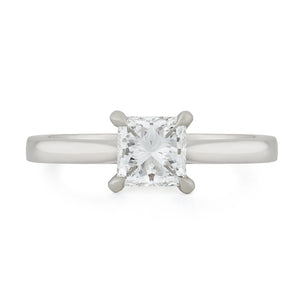 Signature Platinum Princess Diamond Solitaire Ring