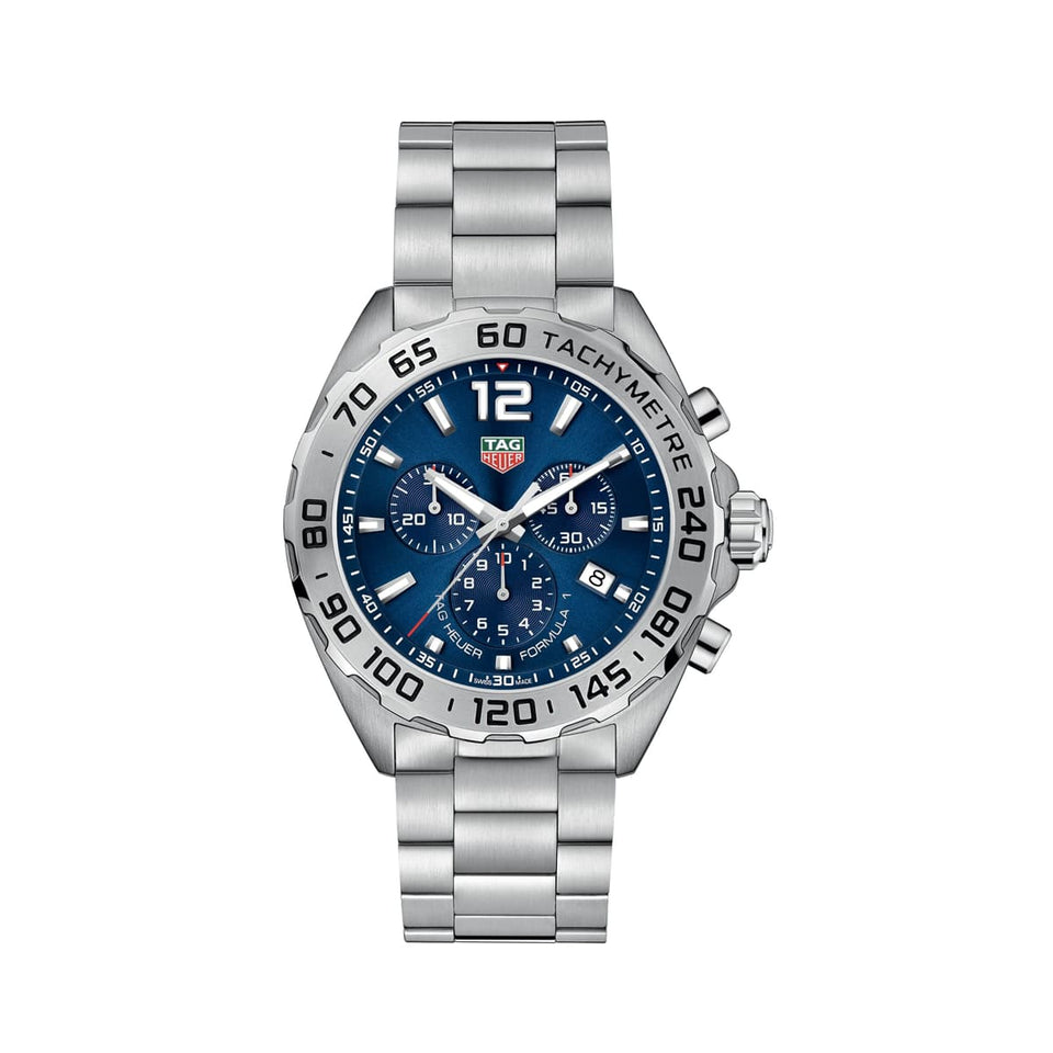 TAG Heuer Formula 1 Chronograph 43mm Steel Quartz Watch at David M Robinson