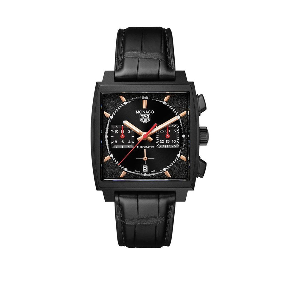 TAG Heuer Monaco Automatic Chronograph 39mm Watch at David M Robinson