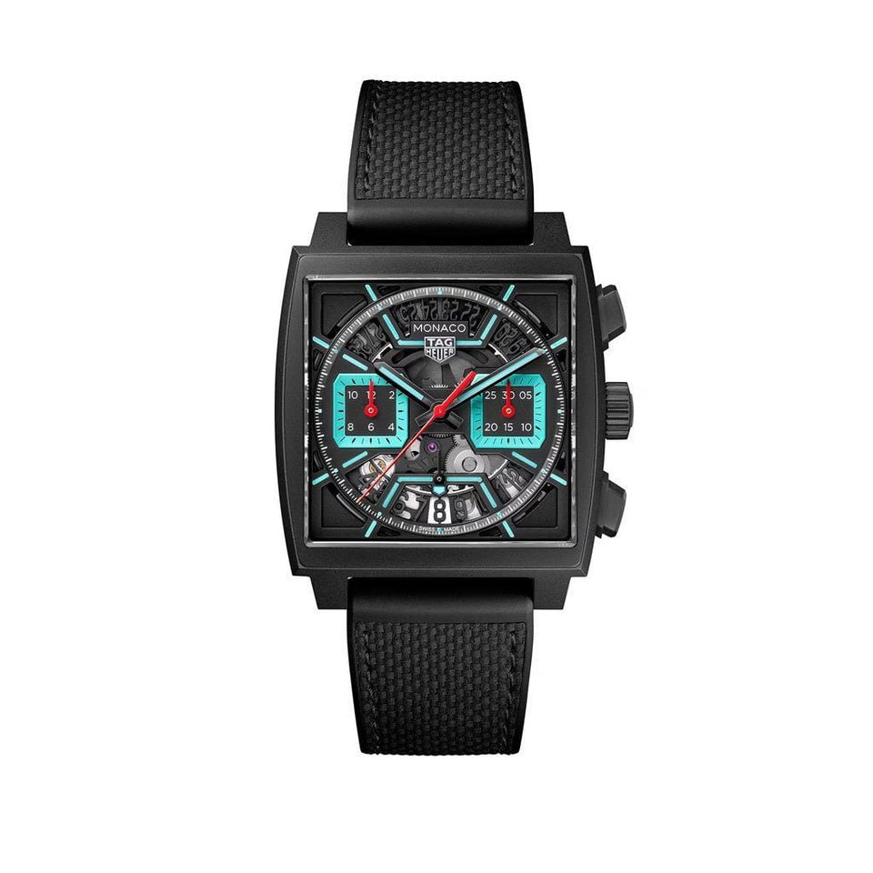 TAG Heuer Monaco Automatic Chronograph 39mm Watch at David M Robinson