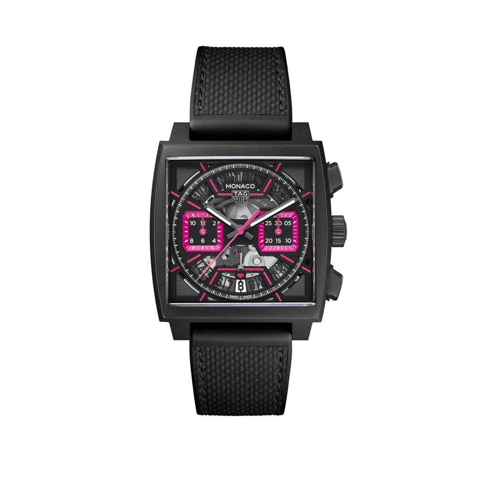 TAG Heuer Monaco Automatic Chronograph 39mm Watch at David M Robinson
