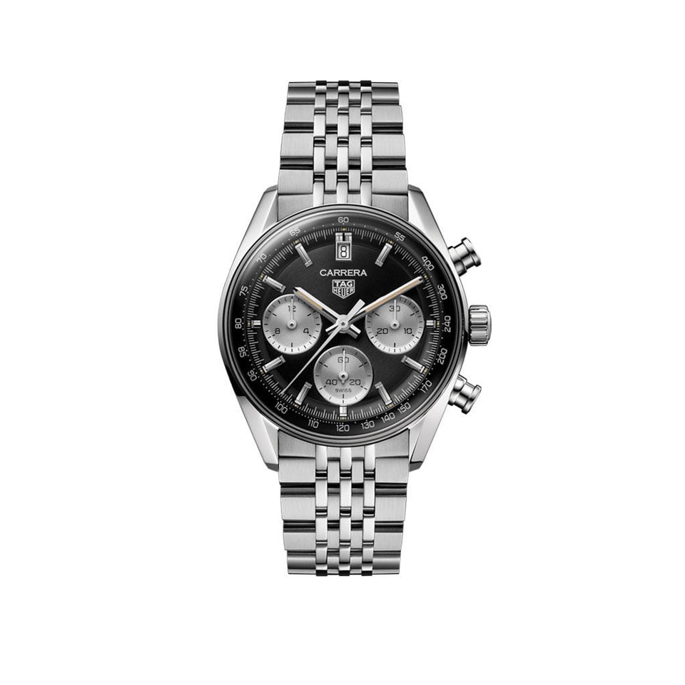 TAG Heuer Carrera Chronograph Steel 39mm Automatic Watch at David M Robinson