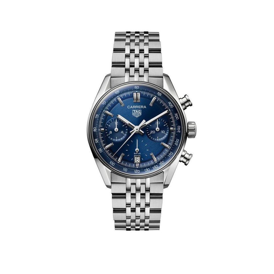 TAG Heuer Carrera Chronograph Steel 39mm Automatic Watch at David M Robinson