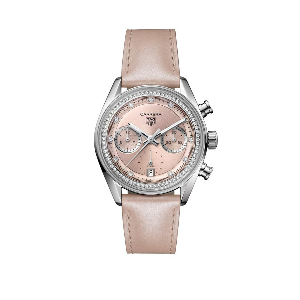 TAG Heuer Carrera Chronograph Steel 39mm Automatic Watch at David M Robinson