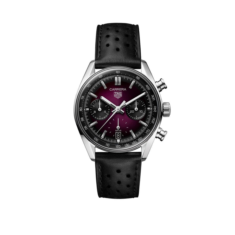TAG Heuer Carrera Chronograph Steel 39mm Automatic Watch at David M Robinson