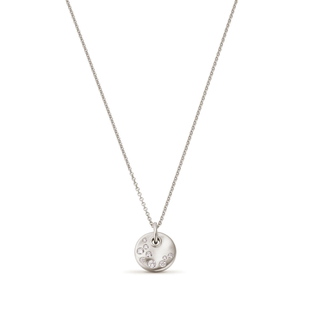 David M Robinson Cloud Nine 18ct White Gold Diamond Necklace
