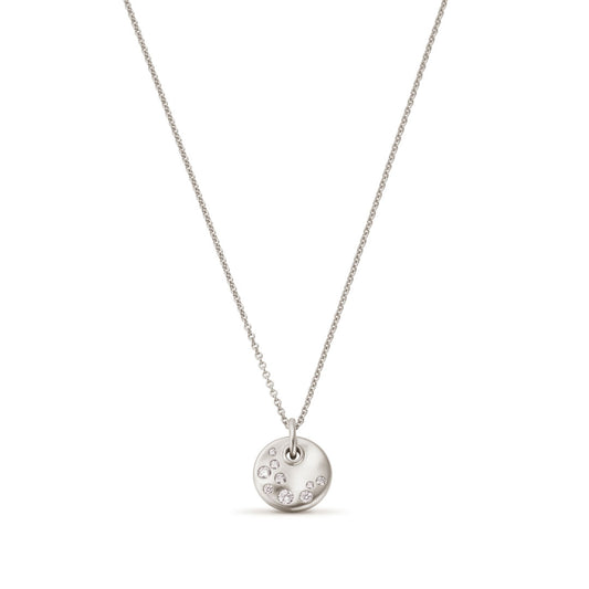 David M Robinson Cloud Nine 18ct White Gold Diamond Necklace