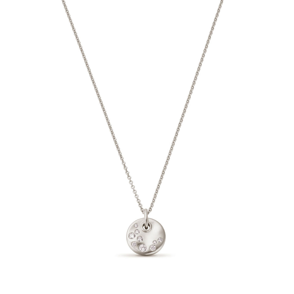 David M Robinson Cloud Nine 18ct White Gold Diamond Necklace