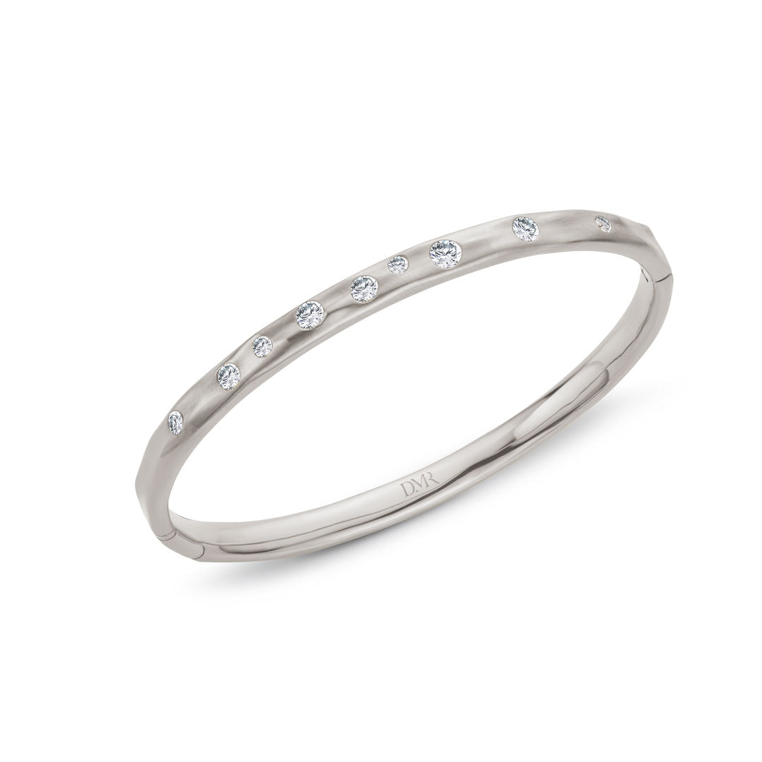 Cloud Nine Platinum Diamond Bangle
