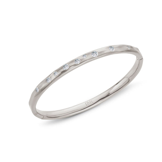 Cloud Nine Platinum Diamond Bangle