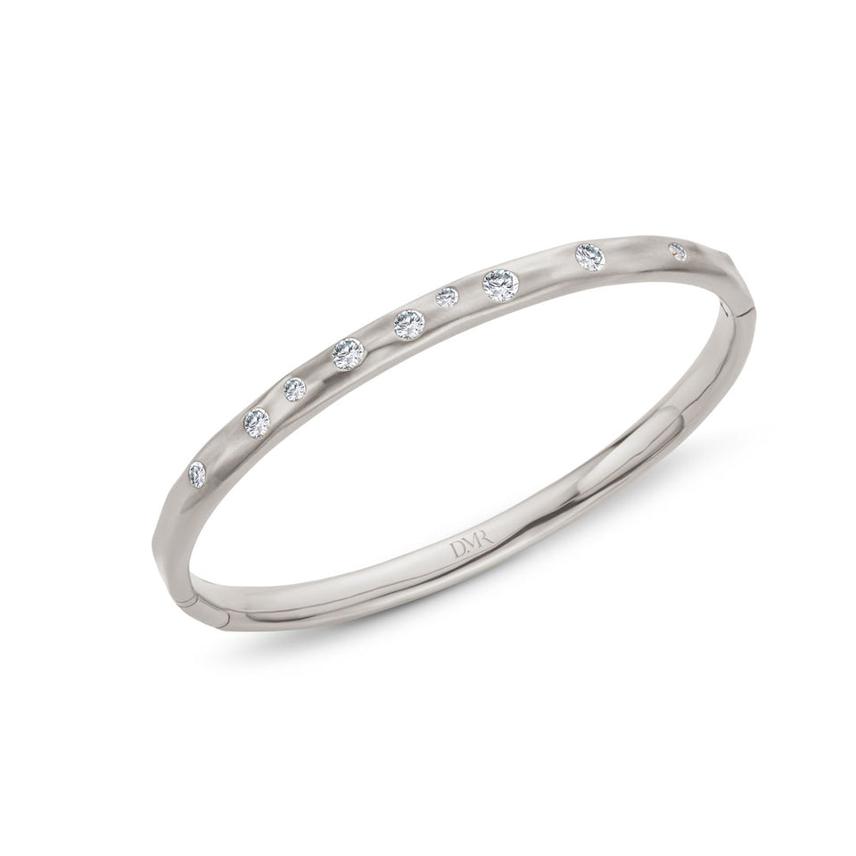 Cloud Nine Platinum Diamond Bangle