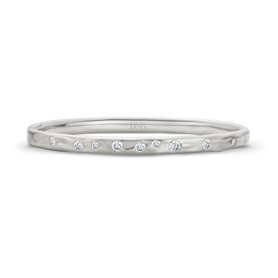 Cloud Nine Platinum Diamond Bangle