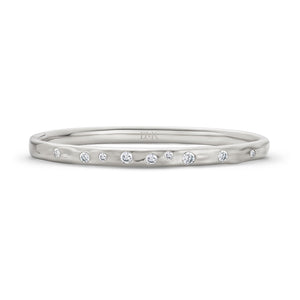 Cloud Nine Platinum Diamond Bangle