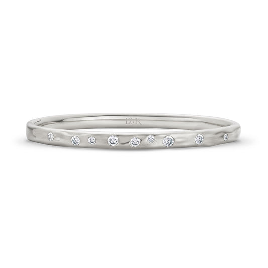 Cloud Nine Platinum Diamond Bangle