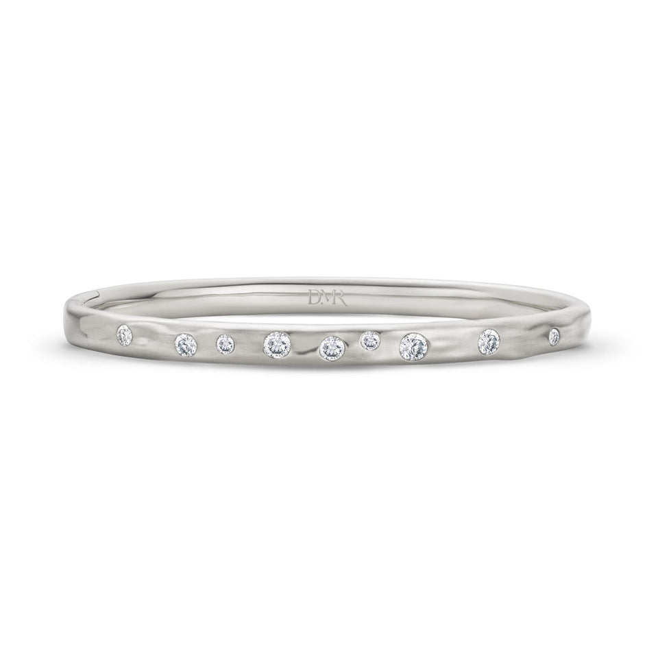 Cloud Nine Platinum Diamond Bangle