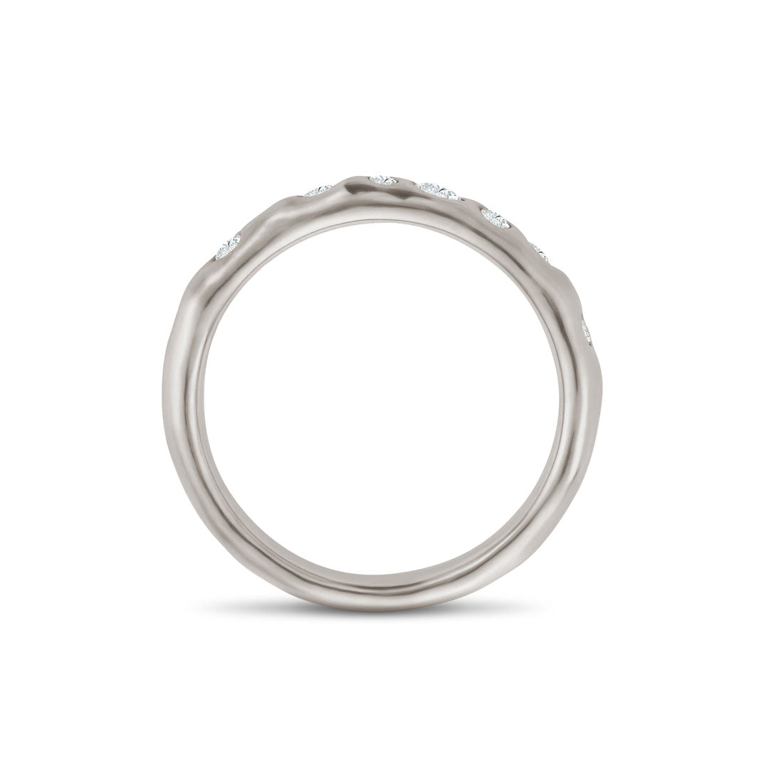 Cloud Nine Platinum Diamond Slim Ring at David M Robinson