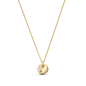 Cloud Nine 18ct Yellow Gold Diamond Necklace