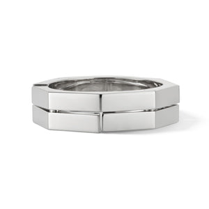 Altura 18ct White Gold Hinged Ring