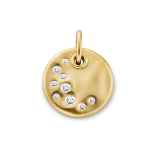 Cloud Nine 18ct Yellow Gold Diamond Medallion