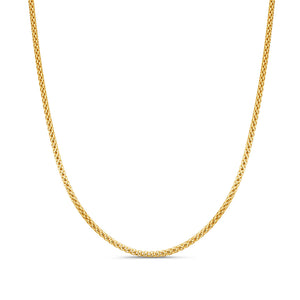 18ct Yellow Gold Woven Link Chain
