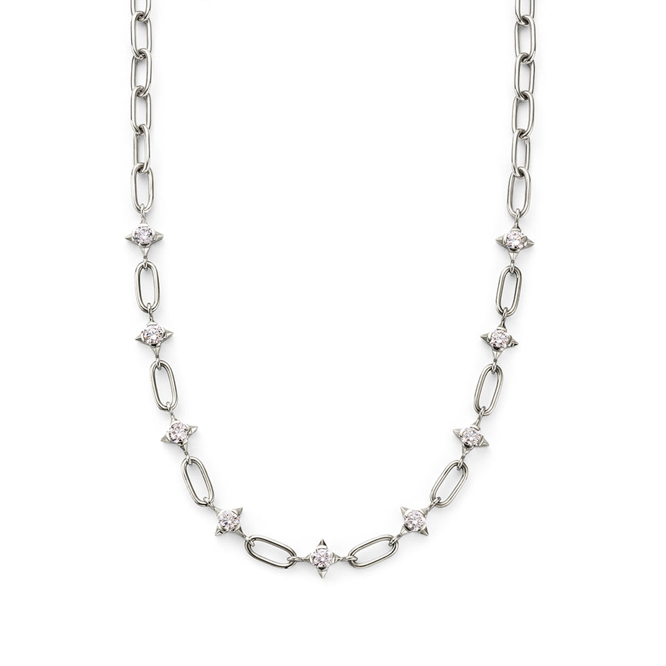 David M Robinson True North 18ct White Gold Diamond Collar
