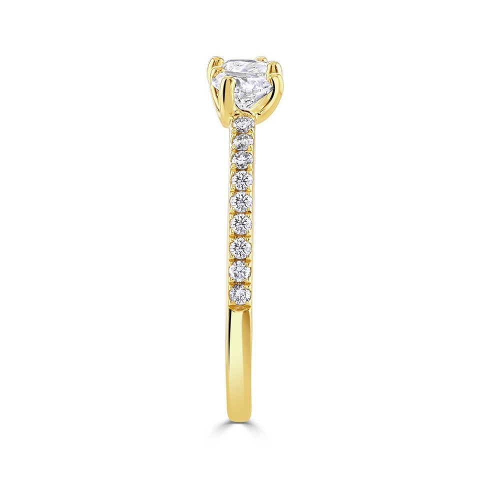 Ditto 18ct Yellow Gold 0.64ct Diamond Ring at David M Robinson