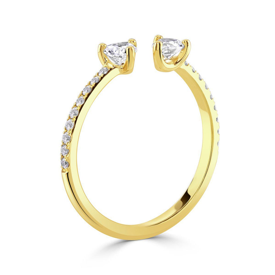 Ditto 18ct Yellow Gold 0.64ct Diamond Ring at David M Robinson
