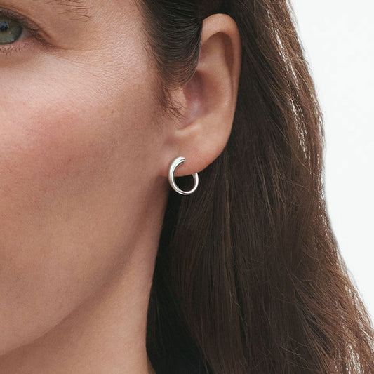 Georg Jensen Mercy Sterling Silver Stud Earrings at David M Robinson