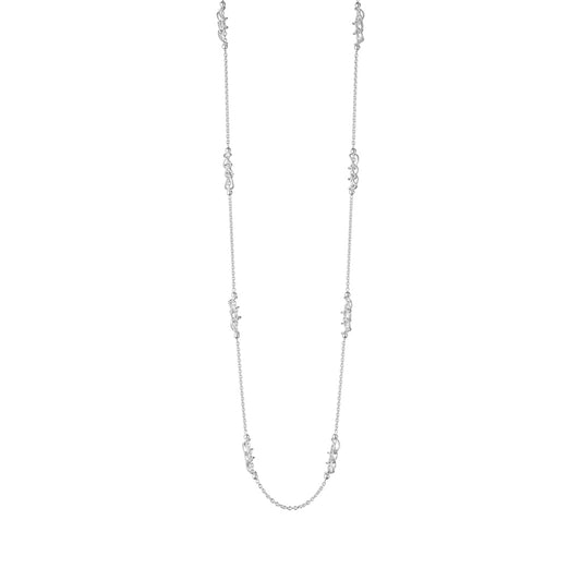 Georg Jensen Weft Single Link Sterling Silver Sautoir at David M Robinson