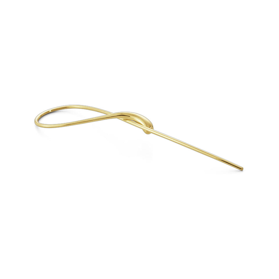 Georg Jensen Mercy 18ct Yellow Gold Earrings at David M Robinson