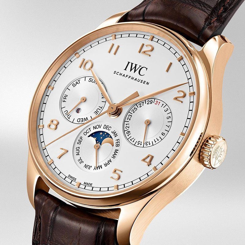 IWC Schaffhausen Portugieser Perpetual Calendar Rose Gold 42mm Watch