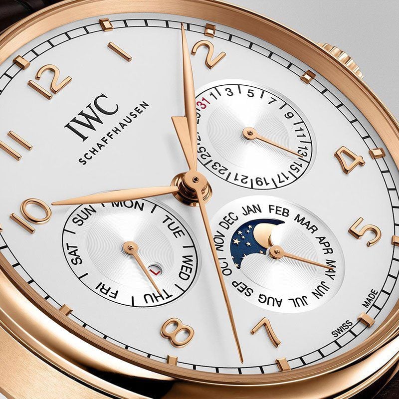 IWC Schaffhausen Portugieser Perpetual Calendar Rose Gold 42mm Watch