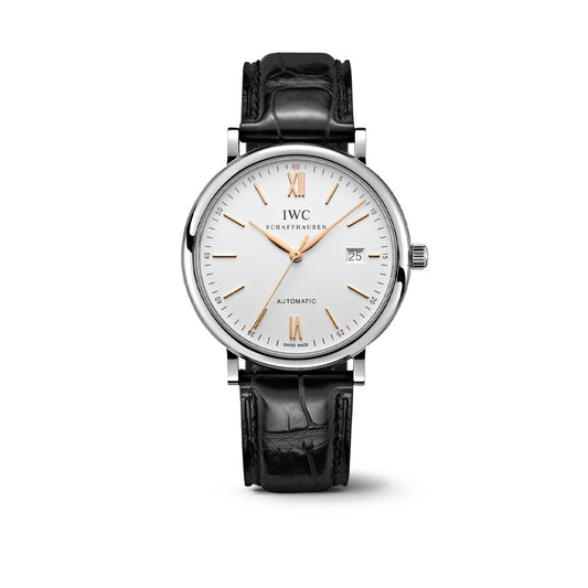 IWC Schaffhausen Portofino Automatic Steel 40mm Watch IW356517 at David M Robinson