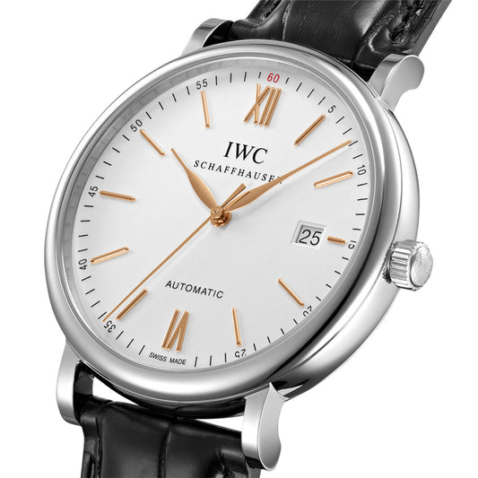 IWC Schaffhausen Portofino Automatic Steel 40mm Watch IW356517 at David M Robinson