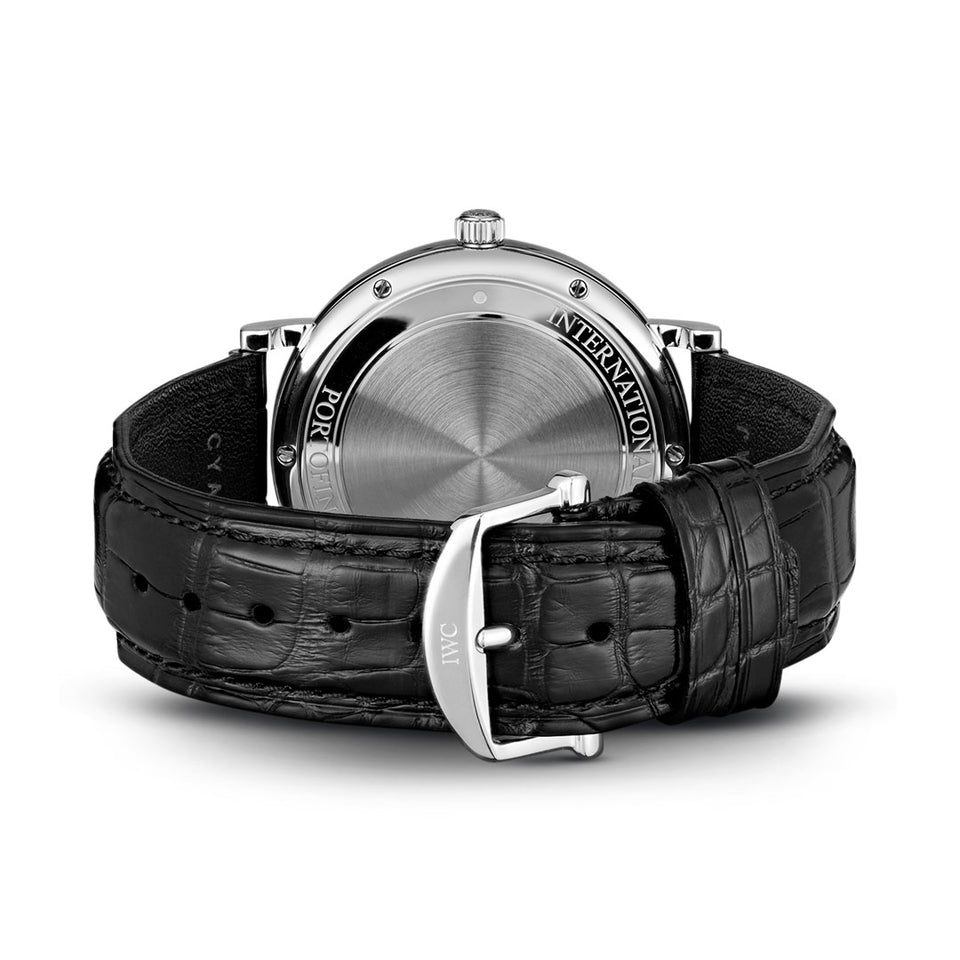 IWC Schaffhausen Portofino Automatic Steel 40mm Watch IW356517 at David M Robinson