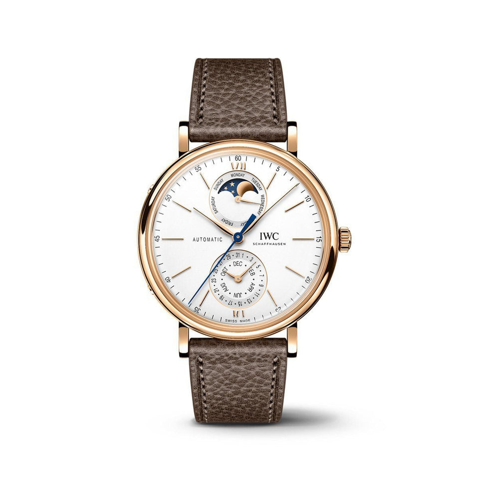 IWC Schaffhausen Portofino Complete Calendar 41mm Watch at David M Robinson